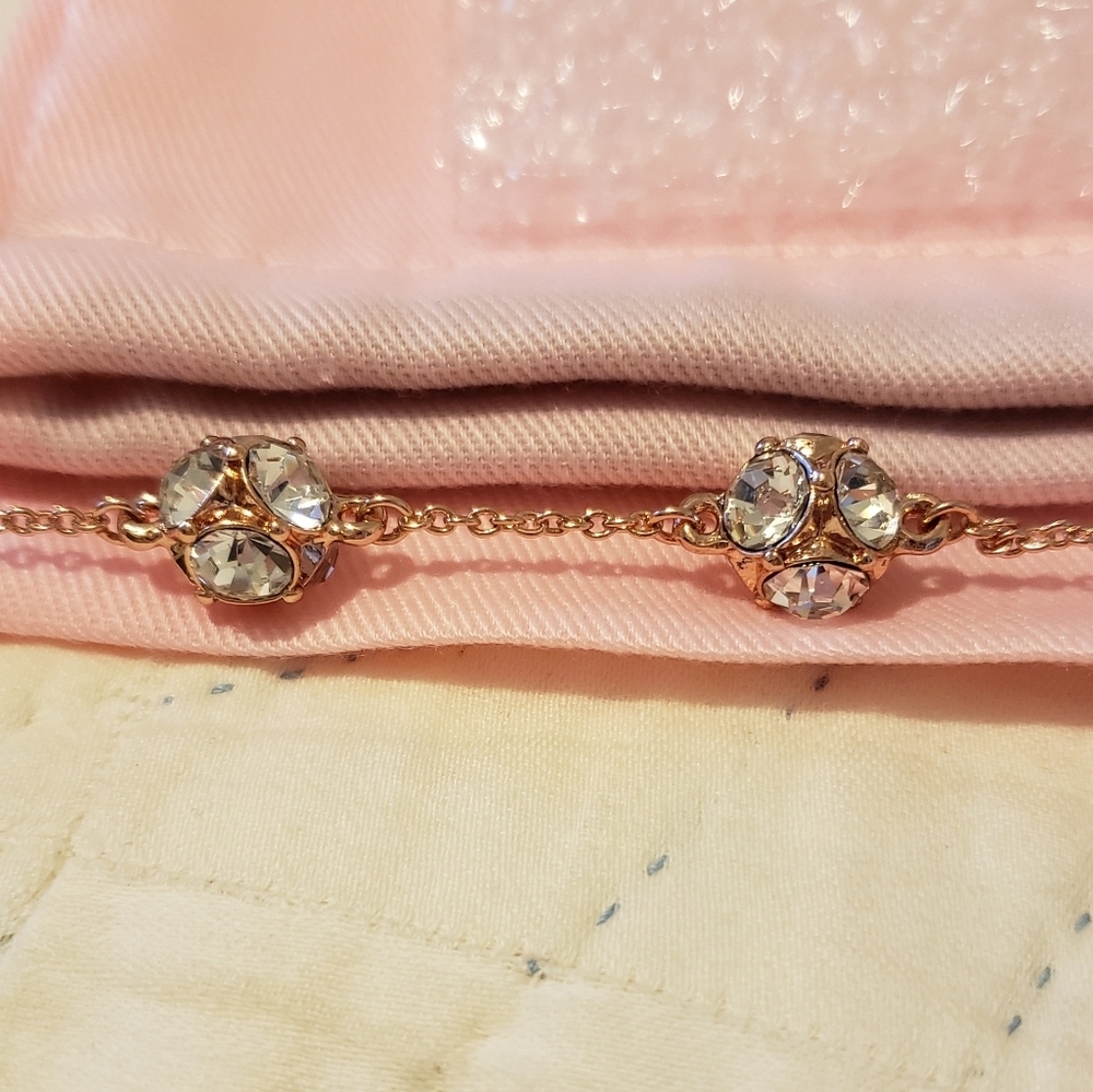 Kate Spade Lady Marmalade Bracelet Rose Gold Classic Designer Celeb Style - Picture 11 of 15